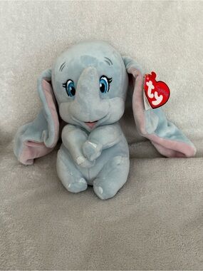 TY Beanie Baby DUMBO the Elephant 6” NWT  Stuffed Animal Toy Soft
